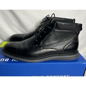 Nunn Bush Boots Chase Plain Toe Black Men’s Size 9.5 Chukka